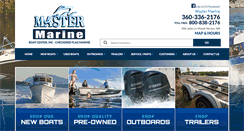 Desktop Screenshot of mastermarine.com